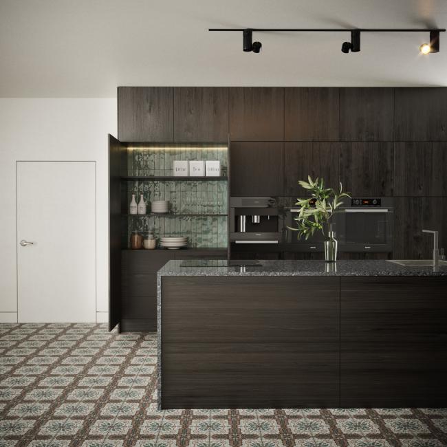 BEL AIR Mouron 15x15 & ATELIER vert d'eau 6.2x25