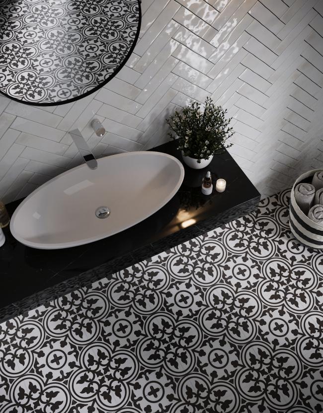 ATELIER - Blanc de lin 6.2x25 Glossy